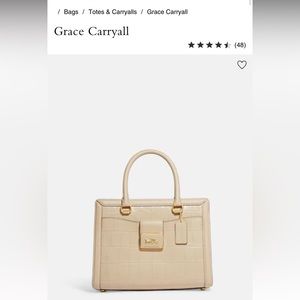 COACH Grace Croc Carryall